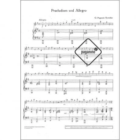 Kreisler, F.: Praeludium Und Allegro Nach G. Pugnani 5 Kreisler, F.: Praeludium Und Allegro Nach G. Pugnani - Image 3