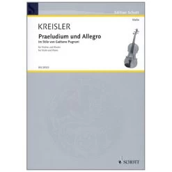 Kreisler, F.: Praeludium Und Allegro Nach G. Pugnani