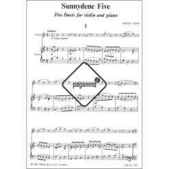 Dinn, F.: Sunnydene Five -Violin Haven Shop 2d2f42af9f5ca190ac3e6a323c116d24 29613pzj
