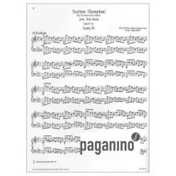 Bach, J. S.: Cello-Suiten Für Violine Heft 2 -Violin Haven Shop 3980abaf328186643a0fe62197d7a4cc notenbeispiel1 914507pzj