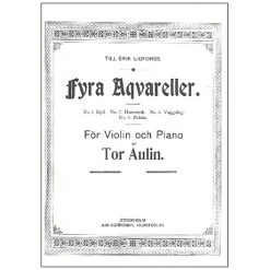 Aulin, T.: Vier Aquarelle