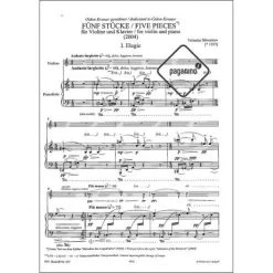 Silvestrov, V.: 5 Stücke -Violin Haven Shop 509221cd6c3914652faa1bbc7b354e4c 13460pzj