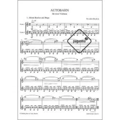 Brydern, B.: Autobahn -Violin Haven Shop 6018b38cd49c668f6c8e82e8a80edf38 18599pzj