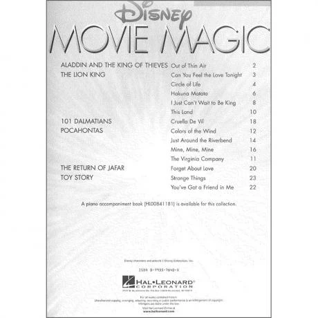 Disney Movie Magic For Violin 6 Disney Movie Magic For Violin - Image 4