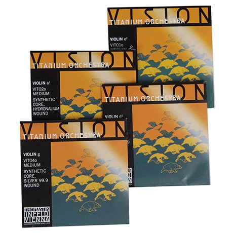 VISION TITANIUM Orchestra Violin String SET By Thomastik-Infeld 3 VISION TITANIUM Orchestra Violin String SET By Thomastik-Infeld