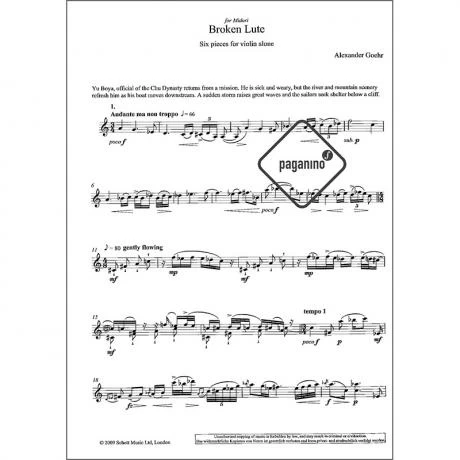 Goehr, A.: Broken Lute Op. 78 5 Goehr, A.: Broken Lute Op. 78 - Image 3