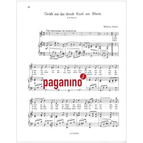 Das Frohe Rheinlieder-Buch Band 1 – Klavier 4 Das Frohe Rheinlieder-Buch Band 1 – Klavier - Image 2