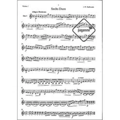Kalliwoda, J. W.: 6 Duos Für 2 Violinen -Violin Haven Shop 97a66979e003e0e116b683122fbc7840 6473pzj