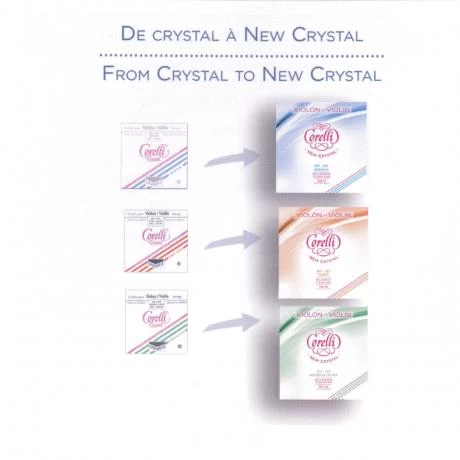 NEW CRYSTAL Violin String D By Corelli 4 NEW CRYSTAL Violin String D By Corelli - Image 2