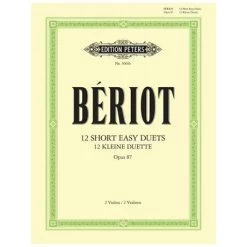 Bériot, Ch. D.: 12 Petits Duos Faciles Op. 87