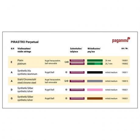 PERPETUAL Violin String A By Pirastro 4 PERPETUAL Violin String A By Pirastro - Image 2
