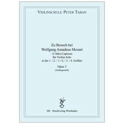 Taban, P.: 12 Mini-Capricen Op. 3 »Zu Besuch Bei Wolfgang Amadeus Mozart«
