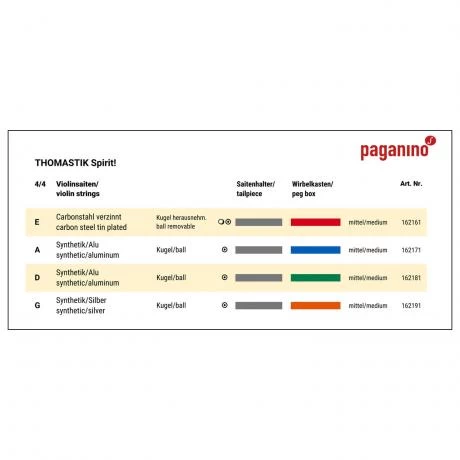 SPIRIT! Violin String G By Thomastik-Infeld 4 SPIRIT! Violin String G By Thomastik-Infeld - Image 2