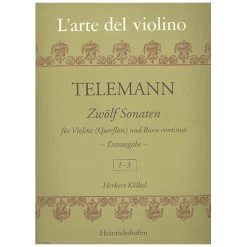 Telemann, G. Ph.: 12 Violinsonaten Band 1 (Nr. 1-3)
