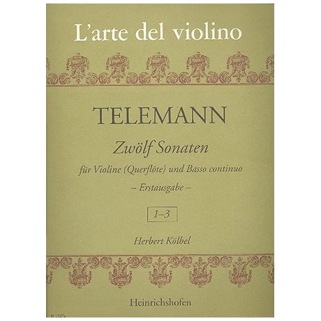 Telemann, G. Ph.: 12 Violinsonaten Band 1 (Nr. 1-3) 3 Telemann, G. Ph.: 12 Violinsonaten Band 1 (Nr. 1-3)